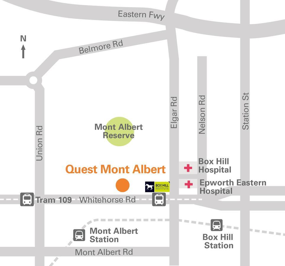 Quest Mont Albert Box Hill Eksteriør bilde